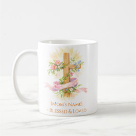 Custom Christian Mother’s Day Cross Mug Kaffeetasse