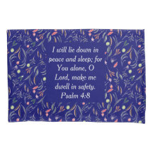 Custom Christlich Blue Floral