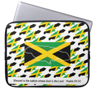 Custom Christlich JAMAICA FLAG Laptopschutzhülle