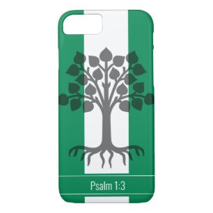 Custom Christlich Tree NIGERIA FLAG Case-Mate iPhone Hülle