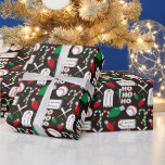 Custom Christmas Baseball Wrapping Paper Geschenkpapier<br><div class="desc">Das perfekte Packpapier für die Geschenke des Weihnachtsmannes für Ihren Tennisliebhaber!  Passen Sie es mit dem Namen des Empfängers an und von wem das Paket stammt.  Wer braucht Geschenketiketten,  wenn Sie niedliche und stilvolle Geschenkpackung haben können,  die dieses Weihnachtsfest personalisiert ist.</div>