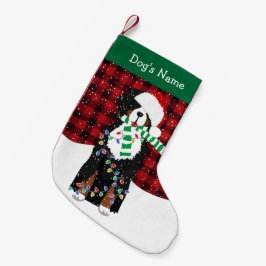 Custom Christmas Bernese Mountain Holiday Dog Kleiner Weihnachtsstrumpf