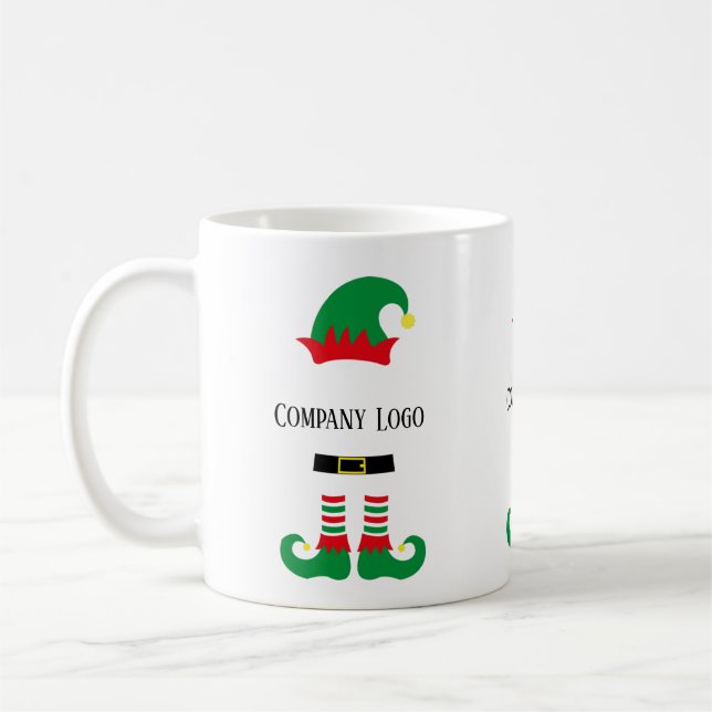 Custom Christmas Elf Tasse (Links)