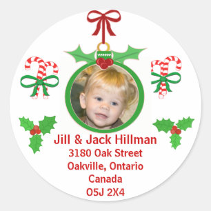 Custom Christmas Eve Stickers Adresse Stickers