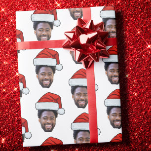 Custom Christmas Face Geschenk Wrap Familie Foto S Geschenkpapier