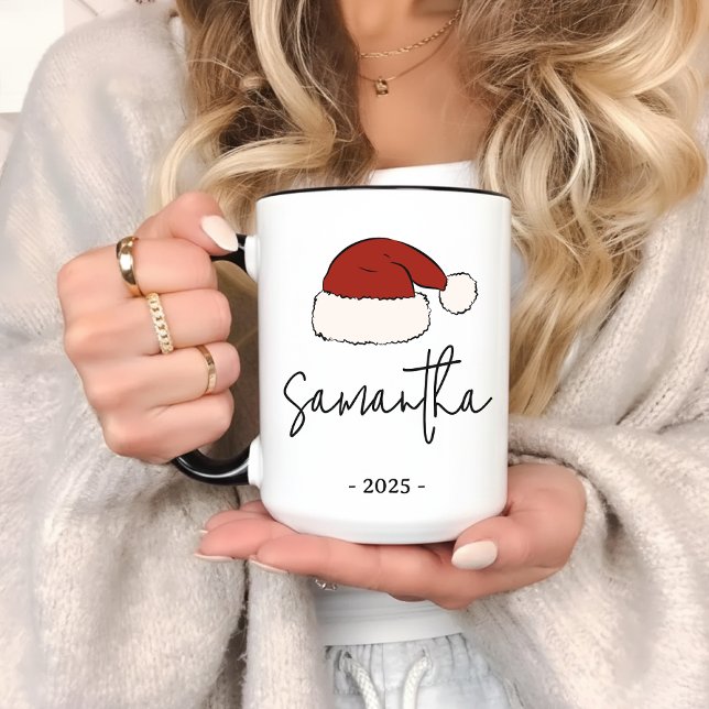 Custom Christmas Mug for Friends or Coworkers Tasse (personalized christmas gift, santa claus mug, family christmas mug, bulk christmas mug for coworkers)