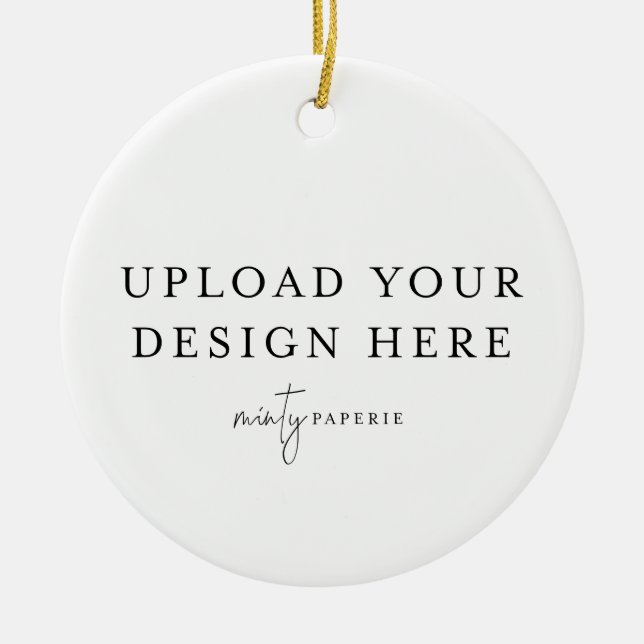 Custom Christmas Ornament - Upload your Photo (Vorne)