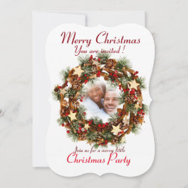 Custom CHRISTMAS PARTY EINLADUNG SAASONS GREETING