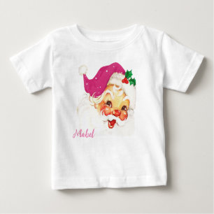 Custom Christmas Santa Claus Baby T - Shirt