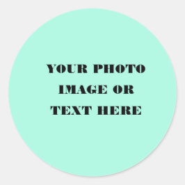 Custom Christmas Stickers - Round Holiday