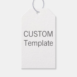 Custom Christmas WHITE Geschenk Tags GRAU (GRAU) W Geschenkanhänger