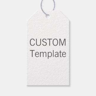 Custom Christmas WHITE Geschenk Tags GRAU (GRAU) W Geschenkanhänger