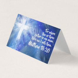 Custom Church Folding Business Card Visitenkarten