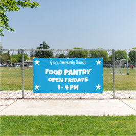 Custom Church Food Pantry Banner