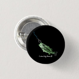 CUSTOM CITY NAME BASS HIER FISHY STRIKING ID BUTTON