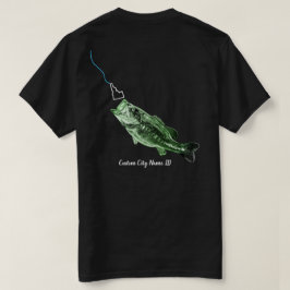 CUSTOM CITY NAME BASS HIER FISHY STRIKING ID T-Shirt