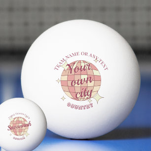 Custom City Tischtennis Club Pong Pong Balls Tischtennisball