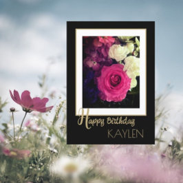 Custom Class! Happy Birthday Card Karte