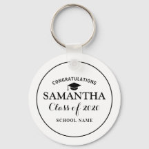 Custom Class of 2020 Abschluss Black and White