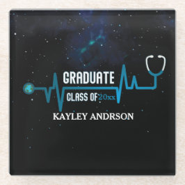 Custom Class of 2025 Future Doctor Glasuntersetzer