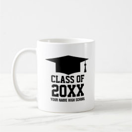 Custom class of year graduation party 2025 kaffeetasse