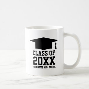 Custom class of year graduation party 2025 kaffeetasse
