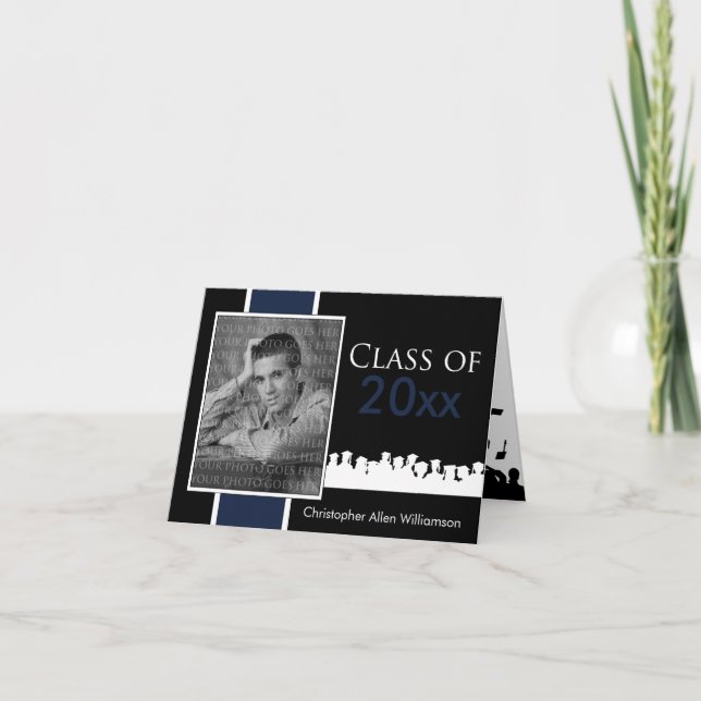 Custom Class [YEAR] Abschluss Ankündigung (Vorderseite)