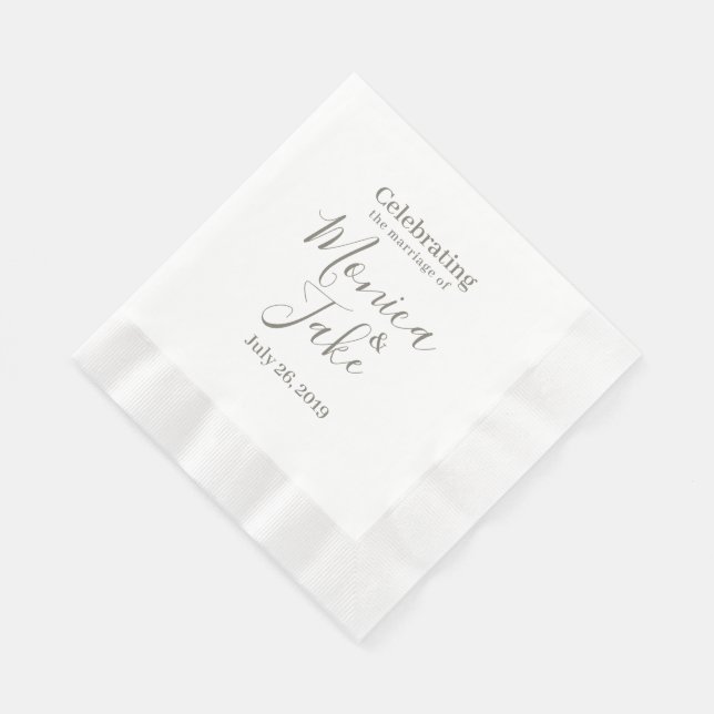 Custom Classic 6.5 x 6.5 Papier Napkins Serviette (Ecke)