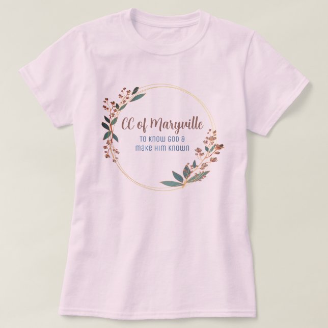Custom Classical Conversations Community Shirt CC (Design vorne)