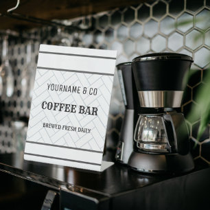 Custom Coffee Bar Modernes Bauernhaus Sockelschild