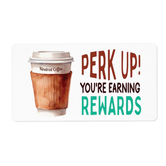 Custom Coffee Cafe Loyalty (Vorne)