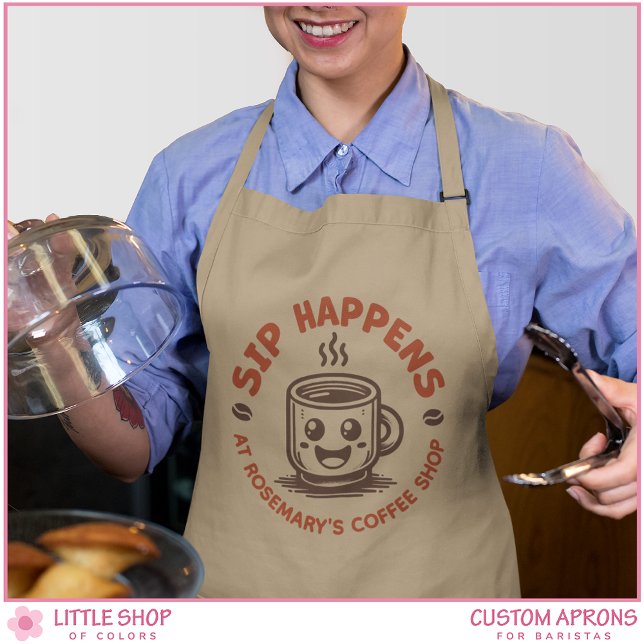 Custom Coffee Shop Cafe Barista Apron Schürze (Von Creator hochgeladen)