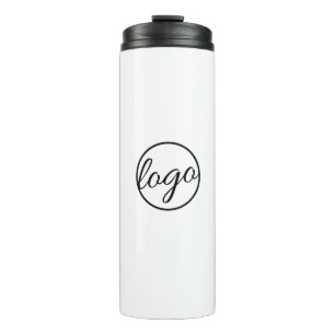 Custom Coffee Shop Restaurant Business-Logo Thermosbecher