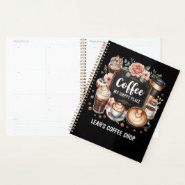 ☕ Custom Coffeecore Kitchen Café Kaffee Happy Plac Planer