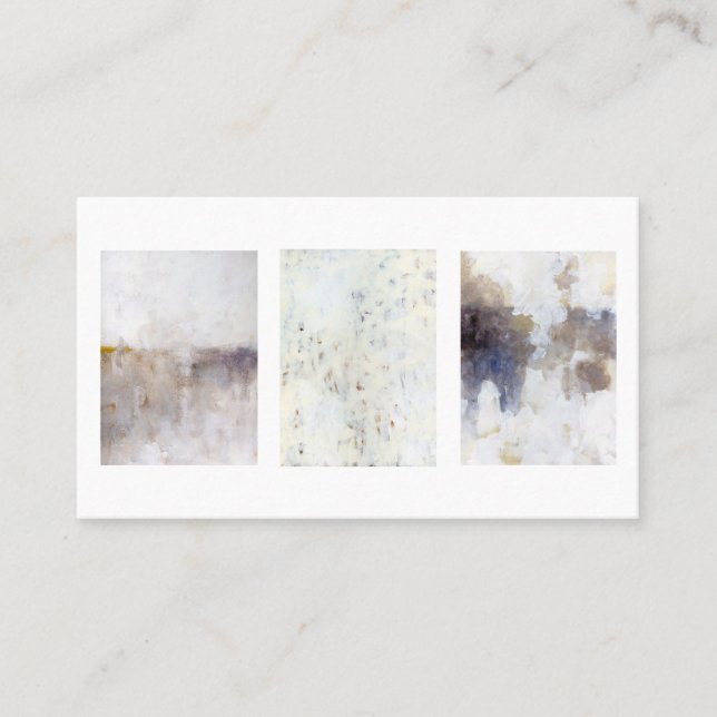 Custom Collage Artwork Artist Visitenkarte (Vorderseite)