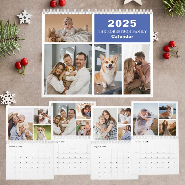 Custom Collage Modern Family - 40 Foto 2025 Kalender (Von Creator hochgeladen)