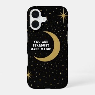 Custom Color Celestial - Moon & Stars Design iPhone 16 Hülle
