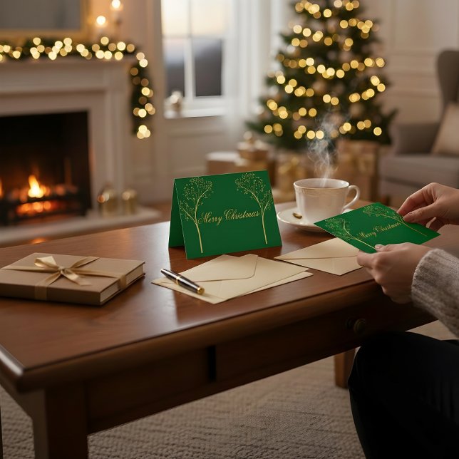 Custom Color Christmas Card Dankeskarte (Von Creator hochgeladen)