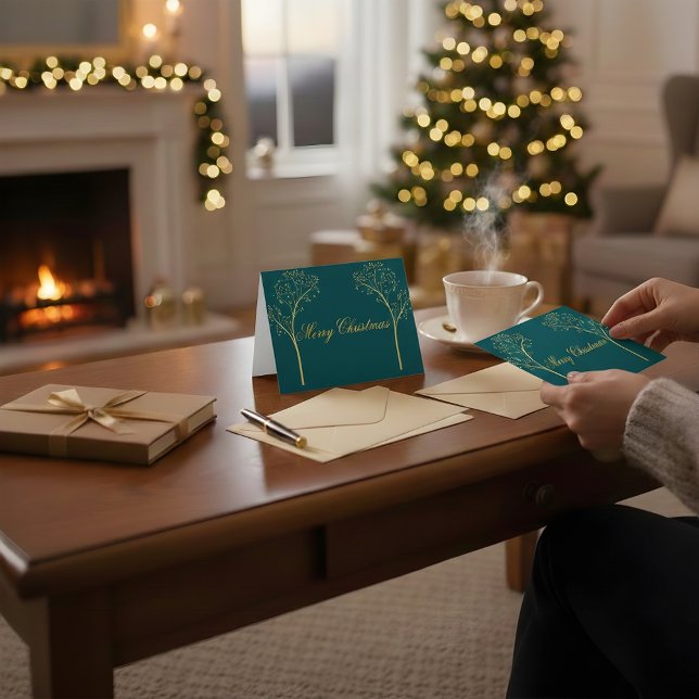 Custom Color Christmas Card Dankeskarte (Von Creator hochgeladen)