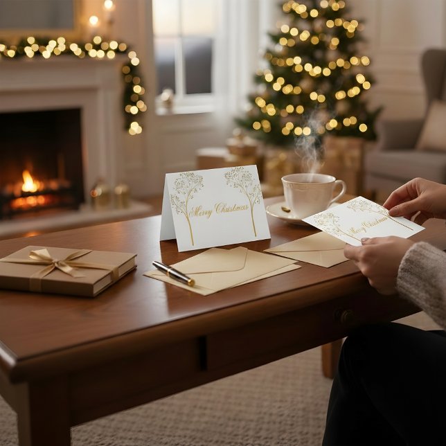 Custom Color Christmas Card Dankeskarte (Von Creator hochgeladen)