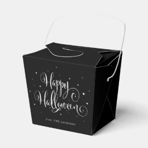 Custom Color + Message Happy Halloween Fvor Box Geschenkschachtel