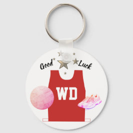 Custom Color Netball Bib Schlüsselanhänger