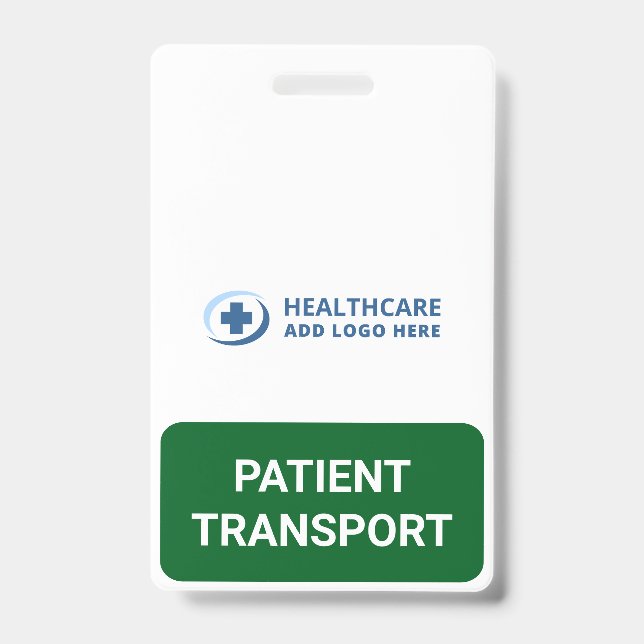 Custom Color Patient Transport Companion Ausweis (Vorderseite)