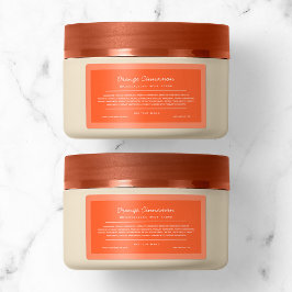 Custom Color Script Lines Ingredients List Label Adressaufkleber