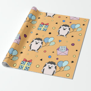 Custom Colorful Kind Geburtstag Geschenkpapier