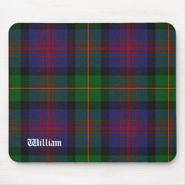 Custom Colorful Logan Tartan Kariert Mousepad (Vorne)