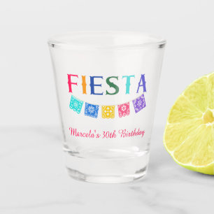 Custom Colorful mexikanische Fiesta Geburtstag Schnapsglas