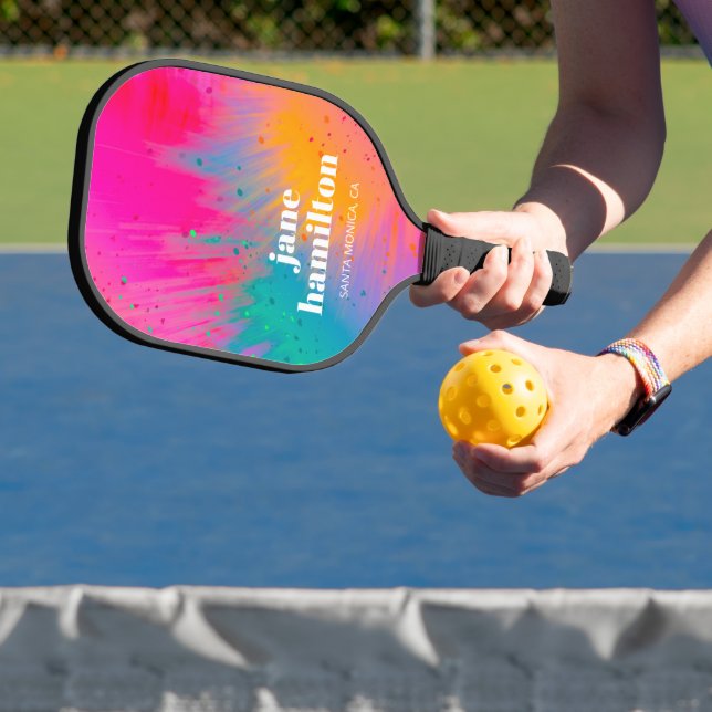 Custom Colorful Pickleball Paddle (InSitu)