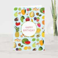 Custom Colorful Summer Frucht Muster