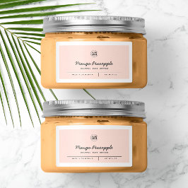 Custom Colors Add Logo Script Lines Product Adressaufkleber